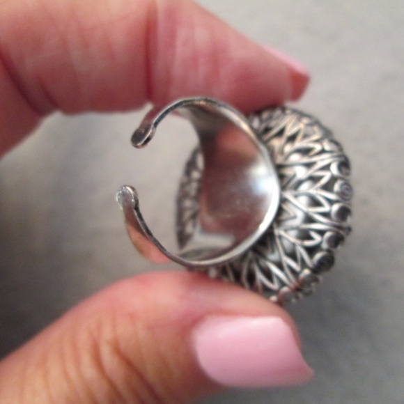 Beautifully Outrageous Vintage 60's PRISM Ring>Adjustable,Statement Ring - Picture 3 of 4